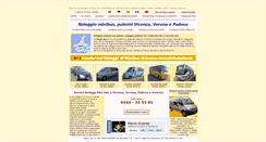 Desktop Screenshot of minibus-taxi.it